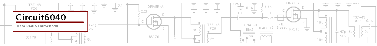 Circuit6040 Homebrew Ham Radio